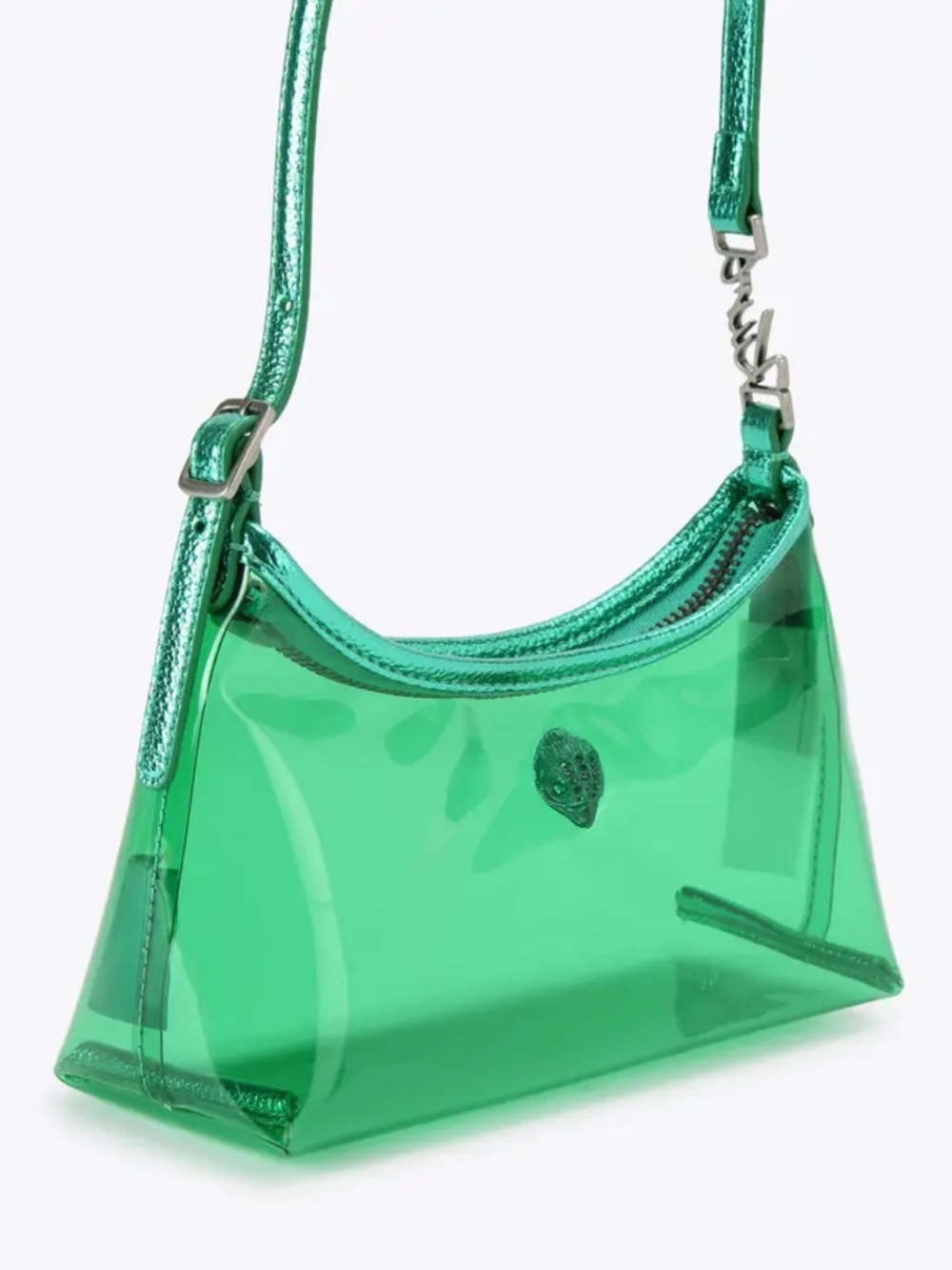 Kurt Geiger Clear Vinyl Sling Purse (World Cup friendly) ⚽️💚✨ - Picture 5 of 8